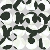 Button Covers in Black and White
