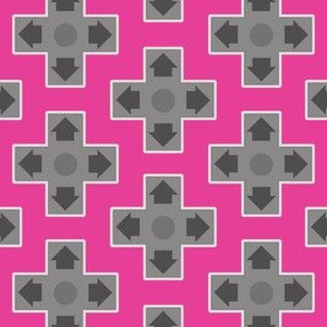 D-Pads in Hot Pink