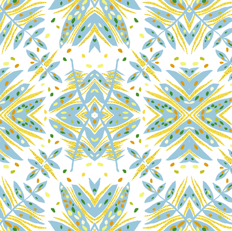 Fancy Leaf fabric by susan_magdangal on Spoonflower - custom fabric