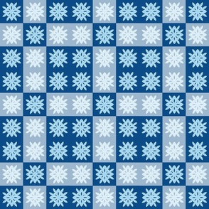 Snowflake Cheater Quilt