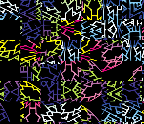 Alien Writing 1 fabric by animotaxis on Spoonflower - custom fabric