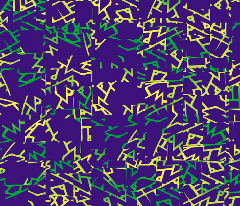 Alien Writing 7 fabric by animotaxis on Spoonflower - custom fabric
