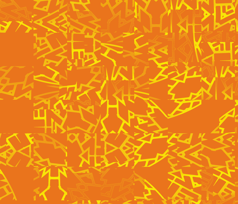 Alien Writing 10 fabric by animotaxis on Spoonflower - custom fabric