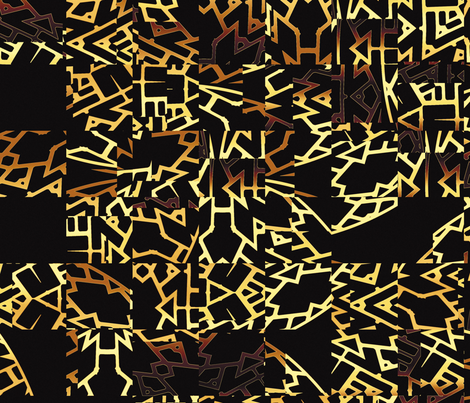Alien Writing 12 fabric by animotaxis on Spoonflower - custom fabric