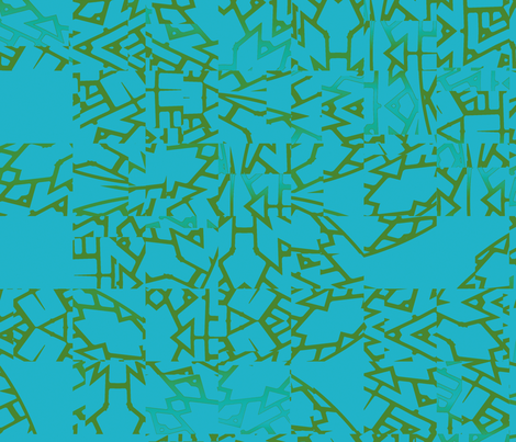 Alien Writing 14 fabric by animotaxis on Spoonflower - custom fabric