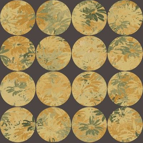 Button Covers- Butternut Daisies