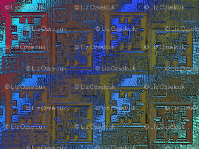 streaked squares