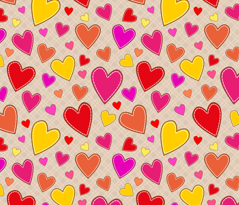 hearts_all fabric by stewsha on Spoonflower - custom fabric