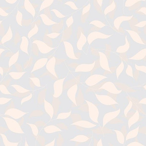 Pink leaves on grey