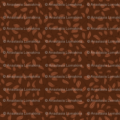 Brown striped leaves