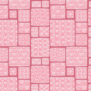 Hearts and squares