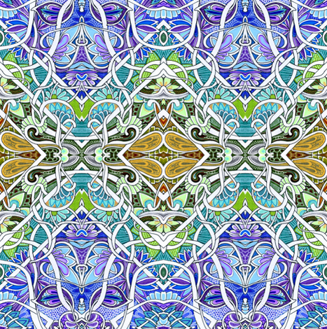Tropical Vacation fabric by edsel2084 on Spoonflower - custom fabric