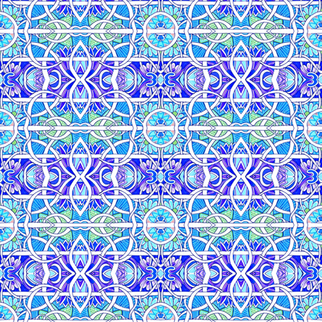 Blooming Behind Bars fabric by edsel2084 on Spoonflower - custom fabric