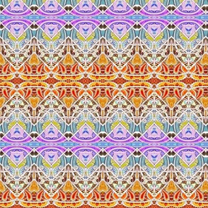 Zig Zag Deco Rainbow horizontal stripe