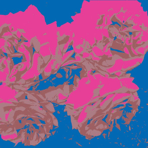 Abstract pink roses