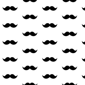 black mustaches