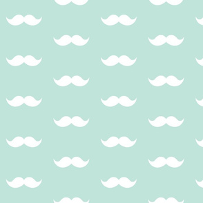 aqua mustaches