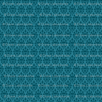Pretty Blue Damask Design