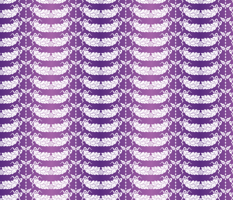 Purple and White Damask Design fabric by diane555 on Spoonflower - custom fabric