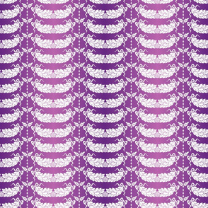 Purple and White Damask Design
