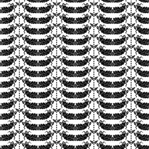 Black and White Damask Design