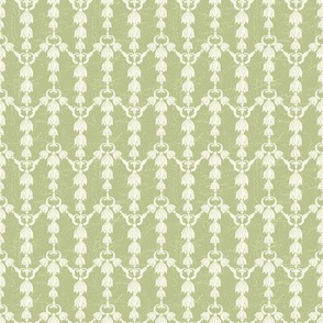 Pretty Green Damask Design