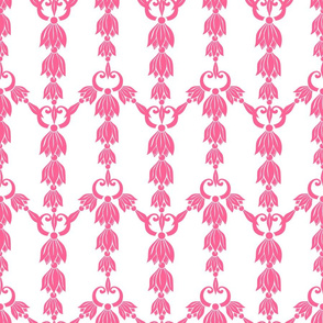 Pretty Pink Damask Design