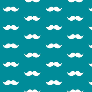 teal mustaches