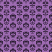 Small Damask Style Purple Grapes