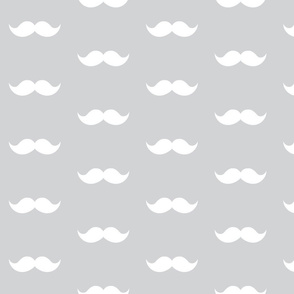 gray mustaches