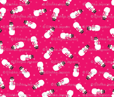 Pop Snowmen (Pink)