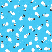 Pop Snowmen (Blue)