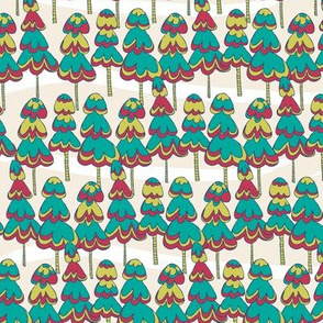 Joyful Pine Trees