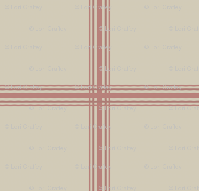 french feed sack plaid red