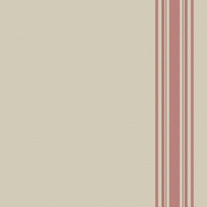 french feed sack stripe red
