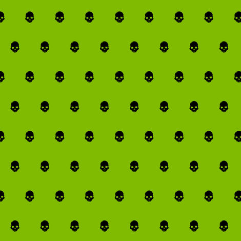 Skull Dot 2 fabric by jadegordon on Spoonflower - custom fabric