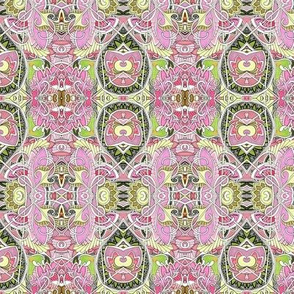 Pardon Me While I Go Powder my Nose (art deco vertical stripe)