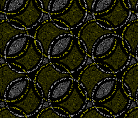 CRIMESCENE fabric by glimmericks on Spoonflower - custom fabric