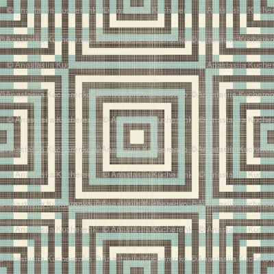 retro geometric pattern