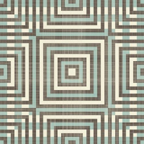 retro geometric pattern