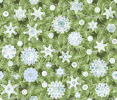 Translucent Snowflakes
