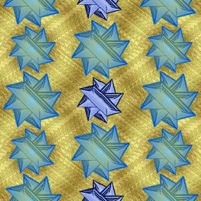 blue stars on gold 1