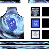 TARDIS Apron & Pot Holder Set