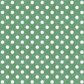 Vintage Jade Polka Dots