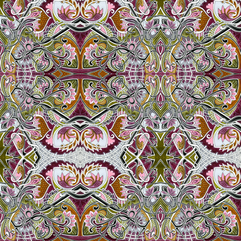 Alice Said Wonderland Would Be This Way fabric by edsel2084 on Spoonflower - custom fabric