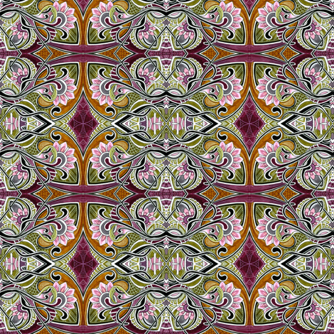 A is for Annabelle fabric by edsel2084 on Spoonflower - custom fabric