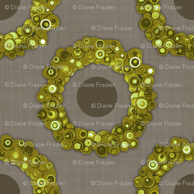 Button Wreath - Vintage Green