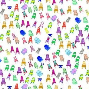 Tiny Chairs Wait for the Party to Begin!