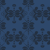 Matisse Wallpaper - Navy