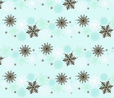 Midnight Snow fabric by graceful on Spoonflower - custom fabric